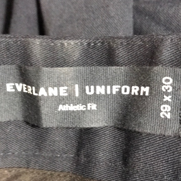Everlane Performance Chino Pants Uniform Athletic Fit Navy Blue 29X30 - Picture 5 of 6